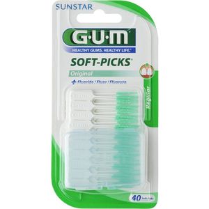 GUM Soft-Picks Rendszeres masszázs, fluoriddal, ISO 1, 40 db kép