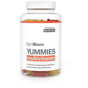 GymBeam Multivitamin Yummies 60 kapszula, orange lemon cherry kép