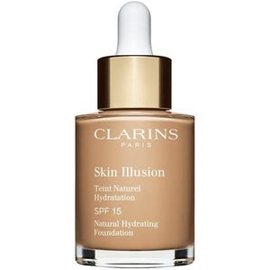 Clarins Skin Illusion Natural Hydrating Foundation világosító hidratáló make-up SPF 15 árnyalat 111N Auburn 30 ml kép