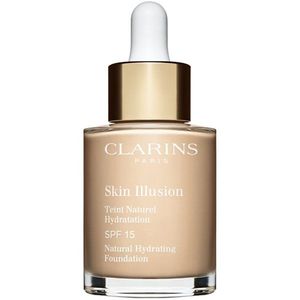 Clarins Skin Illusion Natural Hydrating Foundation világosító hidratáló make-up SPF 15 árnyalat 103N Ivory 30 ml kép