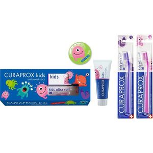 CURAPROX Kids Limitált kiadás, 2× Kids fogkefe + Görögdinnye fogkrém 60 ml kép