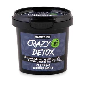 Méregtelenítő Alginát Arcmaszk Szénnel és Fehér Agyaggal Crazy Detox Beauty Jar, 20 g kép
