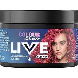 Színező Hajmaszk - Schwarzkopf Live Color & Care 5 Min Color Boost Hair Mask, árnyalata Pink, 150 ml kép
