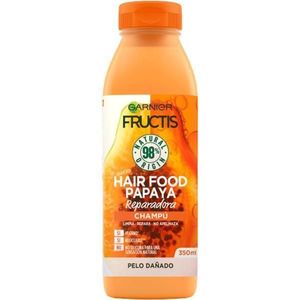 Javító Sampon Papaya Kivonattal Sérült Hajra - Garnier Fructis Hair Food Papaya Reparadora Champu Pelo Danado, 350 ml kép
