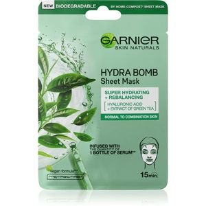 Garnier Skin Naturals Moisture+Freshness szuper hidratáló és tisztító szövet arcmaszk normál és kombinált bőrre 28 g kép