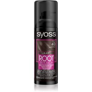 Syoss Root Retoucher tonizáló festék a lenőtt hajra spray -ben árnyalat Black 120 ml kép