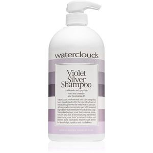 Waterclouds Violet Silver Shampoo sampon a sárga tónusok neutralizálására 1000 ml kép