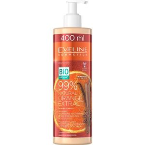 Eveline Cosmetics Bio Organic Natural Orange Extract tápláló és feszesítő testkrém melegítő hatású 400 ml kép