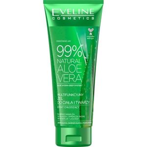 Eveline Cosmetics 99% Natural Aloe Vera hidratáló gél arcra és testre 250 ml kép