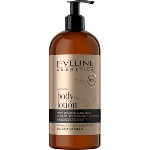 Eveline Cosmetics Organic Gold hidratáló testbalzsam Aloe Vera tartalommal 500 ml kép