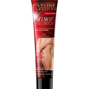 Eveline Cosmetics Laser Precision szőrtelenítő krém a kar a hónalj és az ágyék szőrtelenítésére száraz és érzékeny bőrre 125 ml kép
