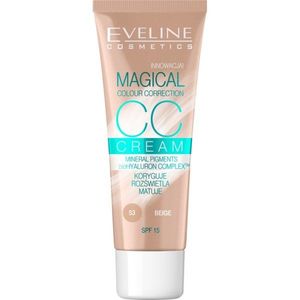 Eveline Cosmetics Magical Colour Correction CC krém SPF 15 árnyalat 53 Beige 30 ml kép