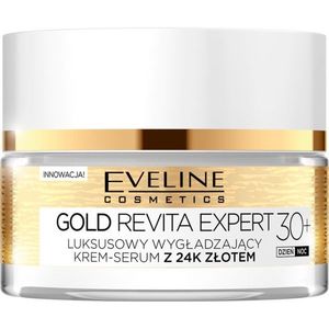 Eveline Cosmetics Gold Revita Expert feszesítő és fiatalító krém aranytartalommal 30+ 50 ml kép
