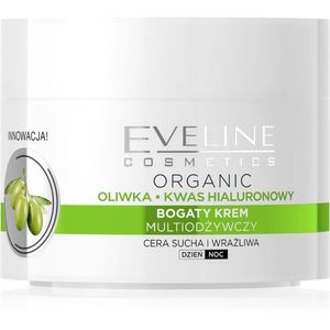 Eveline Cosmetics Green Olive nappali és éjszakai hidratáló krém ránctalanító hatással olíva kivonattal 50 ml kép