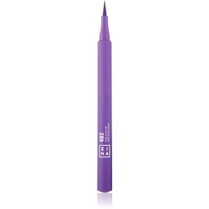 3INA The Color Pen Eyeliner tartós szemfilc árnyalat 482 - Purple 1 ml kép