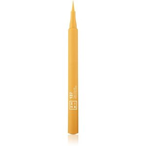 3INA The Color Pen Eyeliner tartós szemfilc árnyalat 137 - Yellow 1 ml kép