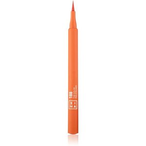 3INA The Color Pen Eyeliner tartós szemfilc árnyalat 188 - Orange 1 ml kép