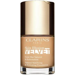 Clarins Skin Illusion Velvet mattító folyékony alapozó tápláló hatással árnyalat 110N 30 ml kép