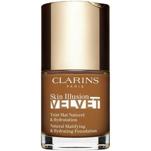 Clarins Skin Illusion Velvet mattító folyékony alapozó tápláló hatással árnyalat 118.5N 30 ml kép