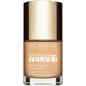Clarins Skin Illusion Velvet mattító folyékony alapozó tápláló hatással árnyalat 106N 30 ml kép