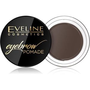 Eveline Cosmetics Eyebrow Pomade szemöldök pomádé applikátorral árnyalat Dark Brown 12 ml kép