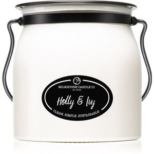 Milkhouse Candle Co. Creamery Holly & Ivy illatgyertya Butter Jar 454 g kép