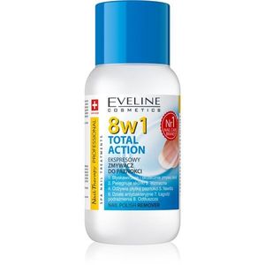 Eveline Cosmetics Nail Therapy Professional körömlakklemosó aceton nélkül 8 az 1-ben 150 ml kép