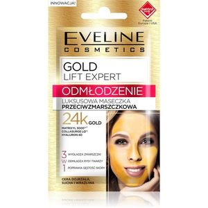 Eveline Cosmetics Gold Lift Expert fiatalító maszk 3 az 1-ben 7 ml kép