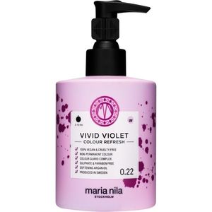 Maria Nila Colour Refresh Vivid Violet gyengéd tápláló maszk tartós színes pigmentekkel 4 – 10 alkalommal mosásálló 0.22 300 ml kép