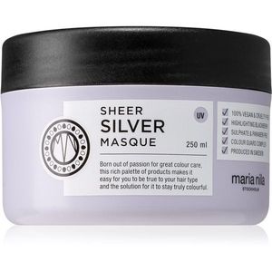 Maria Nila Sheer Silver Masque hidratáló és tápláló maszk szőke hajra 250 ml kép