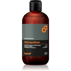 Beviro Natural Body Wash Metropolitan fürdőgél férfiaknak 250 ml kép