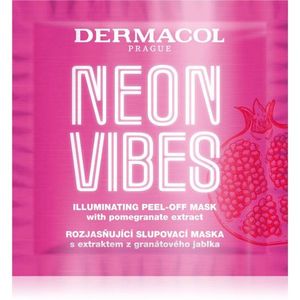 Dermacol Neon Vibes frissítő lehámló maszk az azonnali élénkítésért 8 ml kép