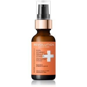 Revolution Skincare Vitamin C 12, 5% + Ferulic Acid Vitamins antioxidáns szérum az élénk és kisimított arcbőrért 30 ml kép