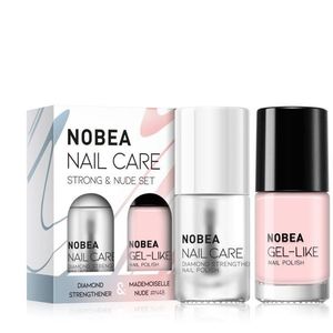 NOBEA Nail Care Strong & Nude Set körömlakk szett kép
