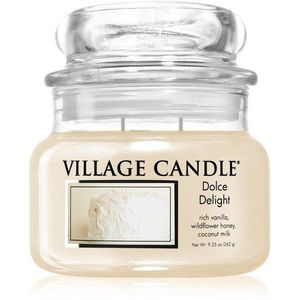 Village Candle Dolce Delight illatgyertya (Glass Lid) 262 g kép