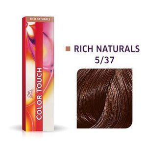 Wella Professionals Color Touch Rich Naturals professzionális demi-permanent hajszín többdimenziós hatással 5/37 60 ml kép