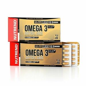 Nutrend Omega 3 Plus Softgel caps, 120 kapszula kép