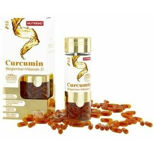 Nutrend Curcumin + Bioperine + Vitamin D, 60 kapszula kép