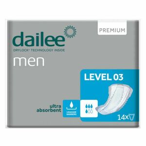 Inkontinencia betét férfiaknak, Dailee Men Level 03 Prémium 14db, 738ml kép