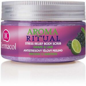 DERMACOL Aroma Ritual Grape & Lime Stress Relief Body Scrub 200 g kép