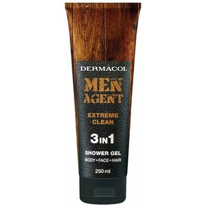 DERMACOL Men Agent Extreme Clean 3in1 Shower Gel 250 ml kép
