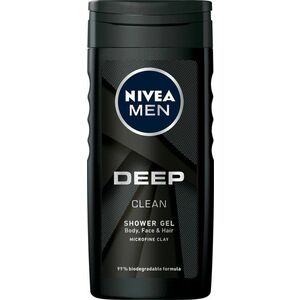 NIVEA MEN Deep Clean Shower Gel 250 ml kép