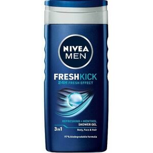 NIVEA MEN Fresh Kick Shower Gel 250 ml kép