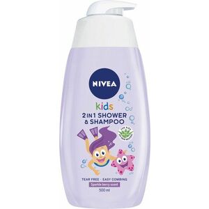 NIVEA Kids 2in1 Shower & Shampoo Girl 500 ml kép