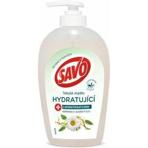 SAVO folyékony hidratáló szappan antibakteriális összetevővel rendelkező kamilla- és jojobaolajjal 2 kép