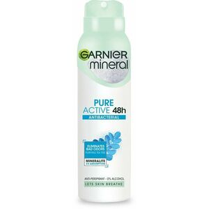 GARNIER Mineral Pure Active Antibacterial Spray Antiperspirant 150 ml kép