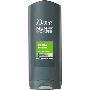 Dove Men+Care Extra Fresh Body and Face Wash 400 ml kép