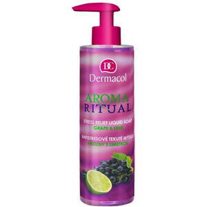 DERMACOL Aroma Ritual Grape & Lime Stress Relief Liquid Soap 250 ml kép