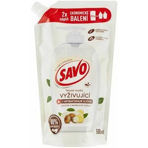 SAVO Gyömbér és Shea vaj Folyékony szappan antibakteriális összetevővel - utántöltő 500 ml kép