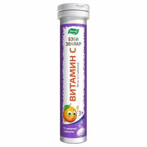 Baby C vitamin - 15 pezsgőtabletta-Evalar kép